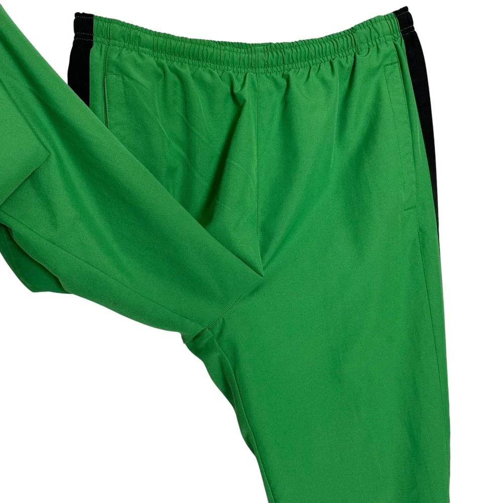 Nike Tracksuit Set Windbreaker Jacket‎ Pants Silver Tag Y2K Green Poly Warp L